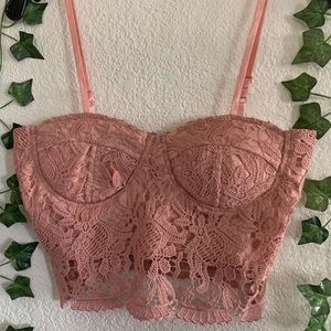 🔅PINK LACE BUSTIER🔅